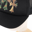 Chrome Hearts 3 Cemetery Cross King Taco Tracker Cap Cotton Black Auth 146386M-9