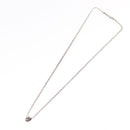 Chrome Hearts Heart Charm with Roll Chain 16 Inch Necklace Ag925 Auth 146387M-10