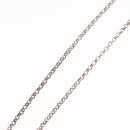 Chrome Hearts Heart Charm with Roll Chain 16 Inch Necklace Ag925 Auth 146387M-14