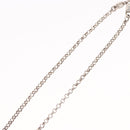 Chrome Hearts Heart Charm with Roll Chain 16 Inch Necklace Ag925 Auth 146387M-15