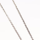 Chrome Hearts Heart Charm with Roll Chain 16 Inch Necklace Ag925 Auth 146387M-6