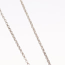 Chrome Hearts Heart Charm with Roll Chain 16 Inch Necklace Ag925 Auth 146387M-7