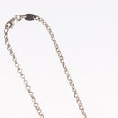 Chrome Hearts Heart Charm with Roll Chain 16 Inch Necklace Ag925 Auth 146387M-8