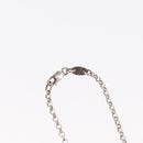 Chrome Hearts Heart Charm with Roll Chain 16 Inch Necklace Ag925 Auth 146387M-9