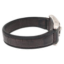 Chrome Hearts CH Plus Harness Clasp 7 Inch Bracelet Ag925 Black Auth 146388M-5