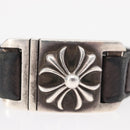 Chrome Hearts CH Plus Harness Clasp 7 Inch Bracelet Ag925 Black Auth 146388M-6