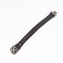 Chrome Hearts CH Plus Harness Clasp 7 Inch Bracelet Ag925 Black Auth 146388M-8