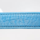 Chrome Hearts 3 Buttons 2 Snaps Pyramid Cross Button Bracelet Blue Auth 146389M-13