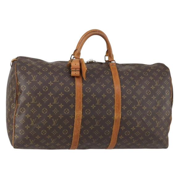 LOUIS VUITTON Monogram Keepall 60 Boston Bag M41422 LV Auth 146409