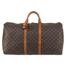 LOUIS VUITTON Monogram Keepall 60 Boston Bag M41422 LV Auth 146409-13
