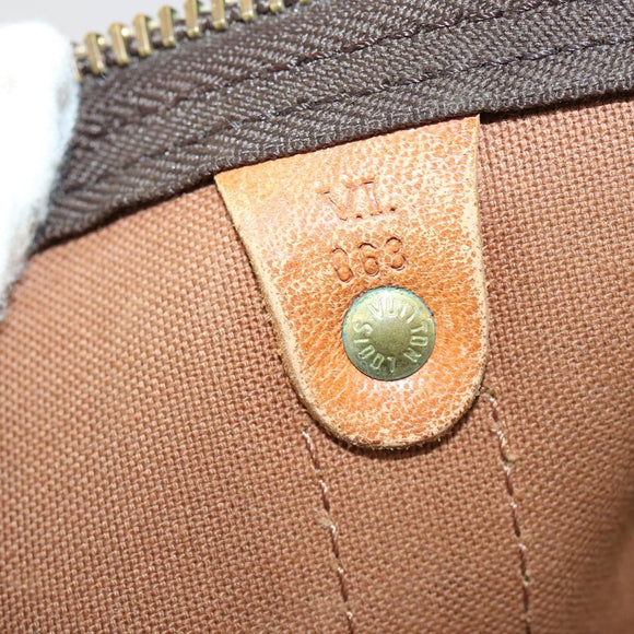 LOUIS VUITTON Monogram Keepall 60 Boston Bag M41422 LV Auth 146409