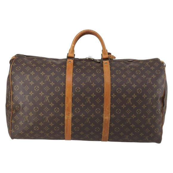 LOUIS VUITTON Monogram Keepall 60 Boston Bag M41422 LV Auth 146409