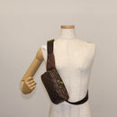 LOUIS VUITTON Damier Ebene Geronimos Shoulder Bag N51994 LV Auth 146410-23