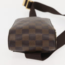 LOUIS VUITTON Damier Ebene Geronimos Shoulder Bag N51994 LV Auth 146410-4