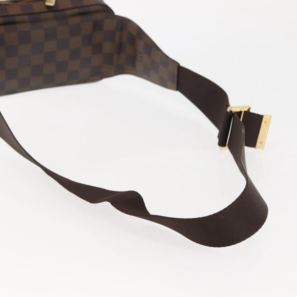 LOUIS VUITTON Damier Ebene Geronimos Shoulder Bag N51994 LV Auth 146410