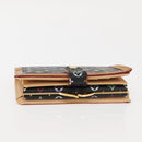 LOUIS VUITTON Multicolor Portefeuille Viennois Wallet Black M92988 Auth 146412-5