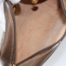 GUCCI GG Supreme Web Sherry Line Bag PVC Beige Gold 001 56 0852 Auth 146414-19