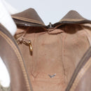 GUCCI GG Supreme Web Sherry Line Bag PVC Beige Gold 001 56 0852 Auth 146414-20