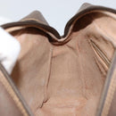 GUCCI GG Supreme Web Sherry Line Bag PVC Beige Gold 001 56 0852 Auth 146414-21