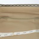 GUCCI GG Supreme Web Sherry Line Travel Bag PVC Beige Gold Auth 146422-23