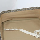 GUCCI GG Supreme Web Sherry Line Travel Bag PVC Beige Gold Auth 146422-24
