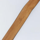 GUCCI GG Canvas Interlocking Belt 37.4"" Beige Silver 114876 Auth 146423-10