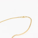 Christian Dior Trotter Canvas Chain Shoulder Bag Navy Gold Auth 146428-8