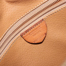 CELINE Macadam Canvas Hand Bag PVC Brown Gold Auth 146433-18