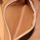 CELINE Macadam Canvas Hand Bag PVC Brown Gold Auth 146433-21