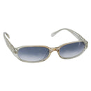CHANEL Sunglasses Plastic Clear CC Auth 146445-1