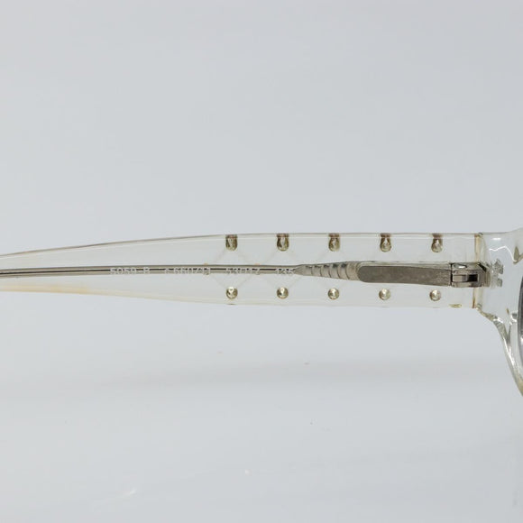 CHANEL Sunglasses Plastic Clear CC Auth 146445