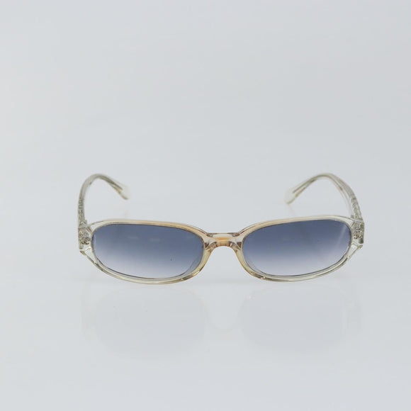 CHANEL Sunglasses Plastic Clear CC Auth 146445