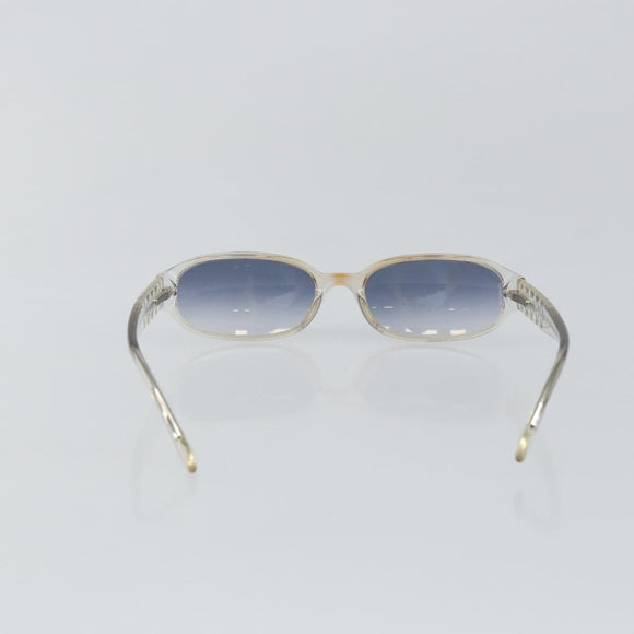 CHANEL Sunglasses Plastic Clear CC Auth 146445