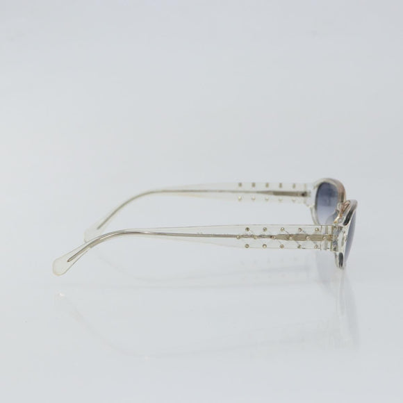 CHANEL Sunglasses Plastic Clear CC Auth 146445