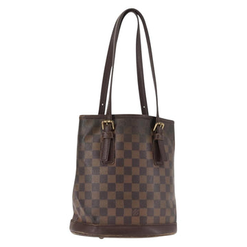LOUIS VUITTON Damier Ebene Marais Shoulder Bag N42240 LV Auth 146455