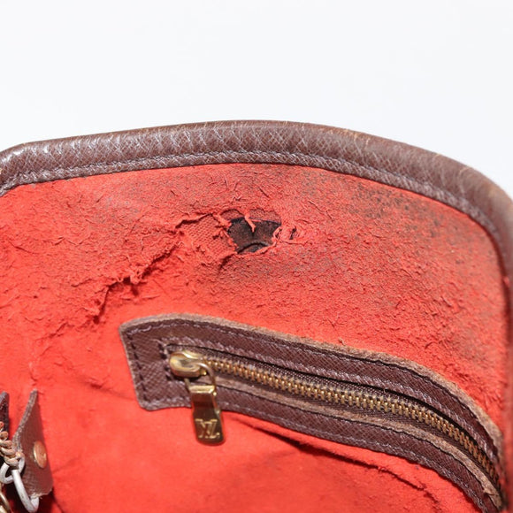 LOUIS VUITTON Damier Ebene Marais Shoulder Bag N42240 LV Auth 146455