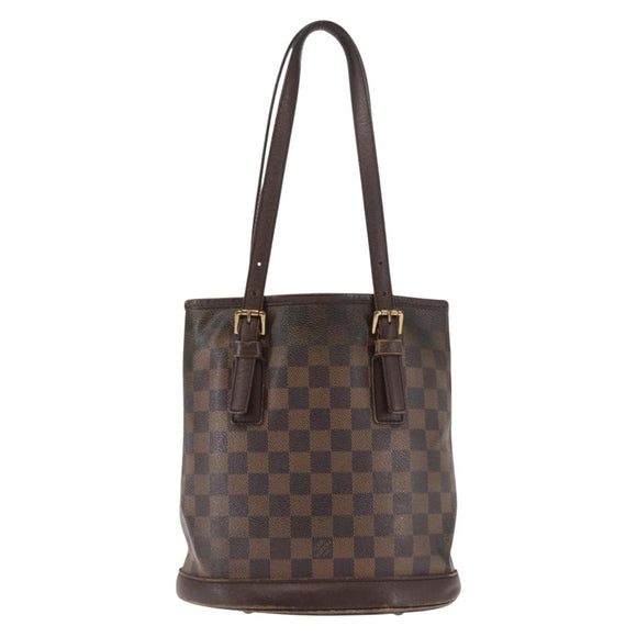 LOUIS VUITTON Damier Ebene Marais Shoulder Bag N42240 LV Auth 146455