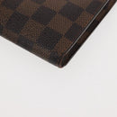 LOUIS VUITTON Damier Ebene Marais Pouch Pouch LV Auth 146456-16