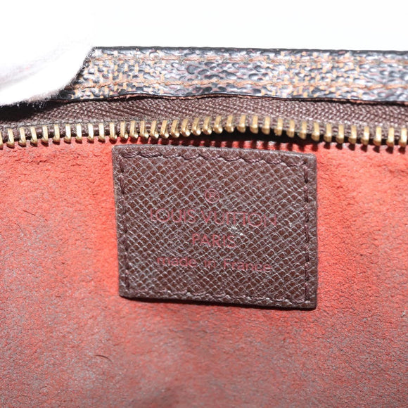 LOUIS VUITTON Damier Ebene Marais Pouch Pouch LV Auth 146456