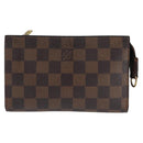 LOUIS VUITTON Damier Ebene Marais Pouch Pouch LV Auth 146456-13