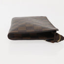 LOUIS VUITTON Damier Ebene Marais Pouch Pouch LV Auth 146456-3