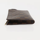 LOUIS VUITTON Damier Ebene Marais Pouch Pouch LV Auth 146456-4