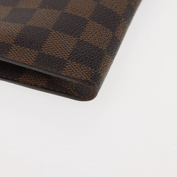 LOUIS VUITTON Damier Ebene Marais Pouch Pouch LV Auth 146456