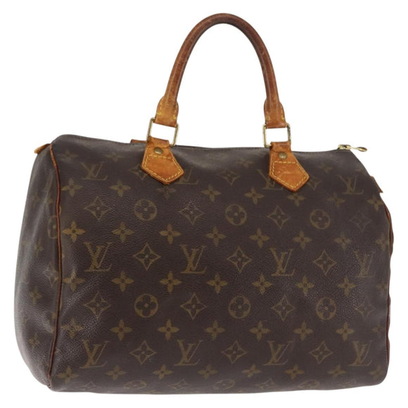 LOUIS VUITTON Monogram Speedy 30 Hand Bag M41526 LV Auth 146458