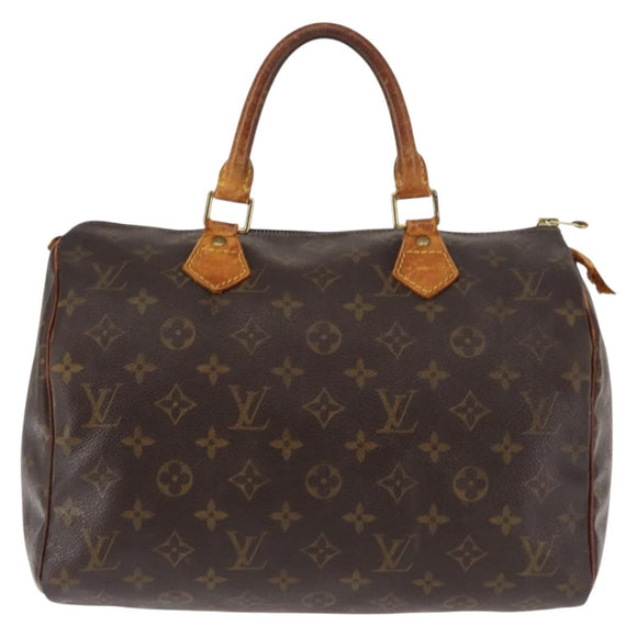 LOUIS VUITTON Monogram Speedy 30 Hand Bag M41526 LV Auth 146458