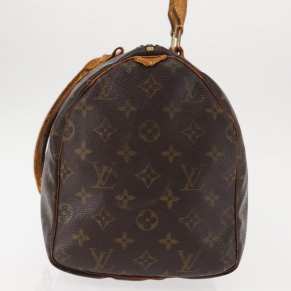 LOUIS VUITTON Monogram Speedy 30 Hand Bag M41526 LV Auth 146458