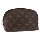 LOUIS VUITTON Monogram Pochette Cosmetic PM Cosmetic Pouch M47515 LV Auth 146459-1
