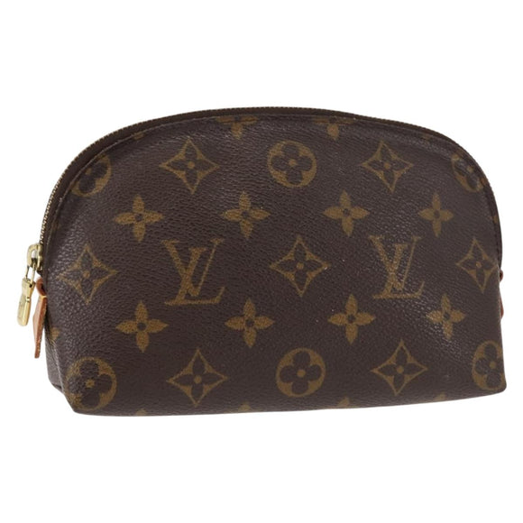 LOUIS VUITTON Monogram Pochette Cosmetic PM Cosmetic Pouch M47515 LV Auth 146459