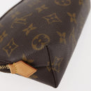 LOUIS VUITTON Monogram Pochette Cosmetic PM Cosmetic Pouch M47515 LV Auth 146459-15