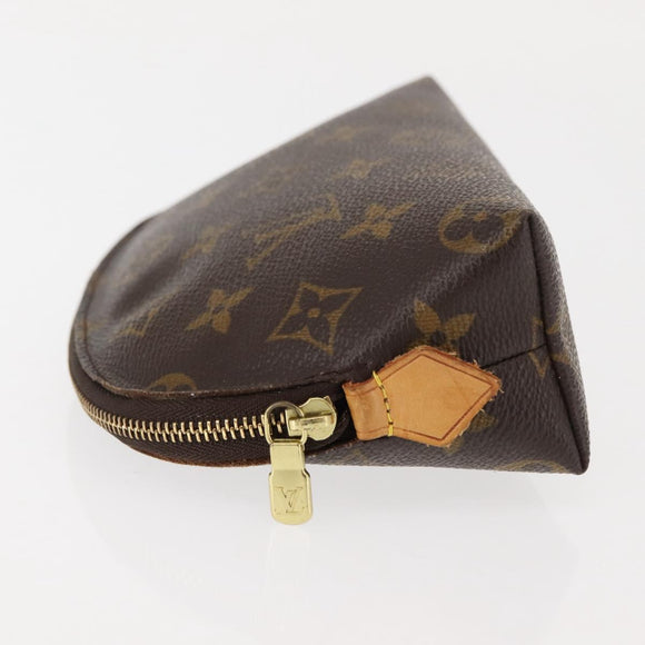 LOUIS VUITTON Monogram Pochette Cosmetic PM Cosmetic Pouch M47515 LV Auth 146459